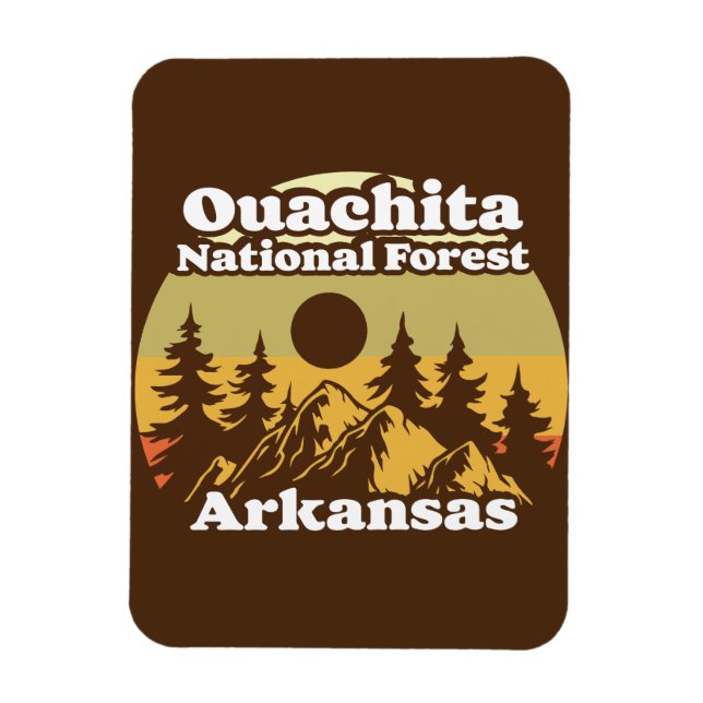 Imán Bosque nacional de Ouachita Arkansas (Vertical)