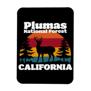 Imán Bosque nacional de Plumas de California