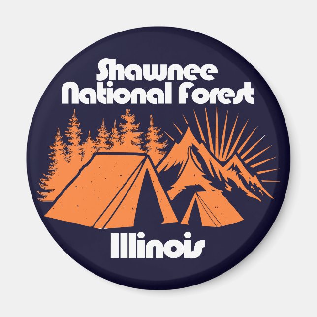 Imán Bosque nacional de Shawnee (Frente)