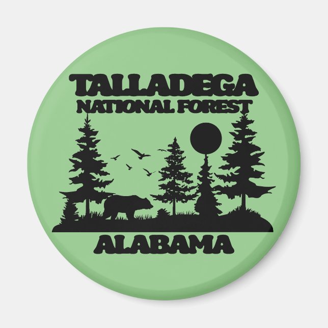 Imán Bosque nacional de Talladega (Frente)
