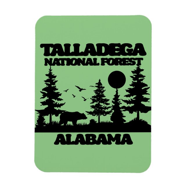 Imán Bosque nacional de Talladega (Vertical)