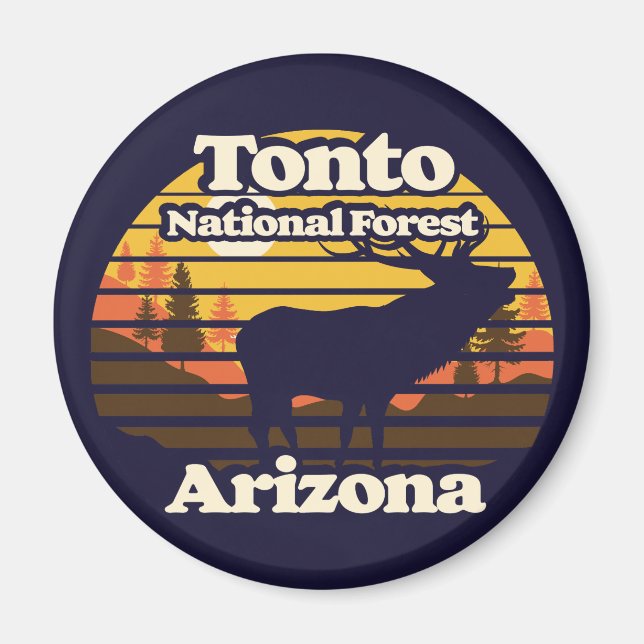 Imán Bosque Nacional de Tonto Arizona (Frente)
