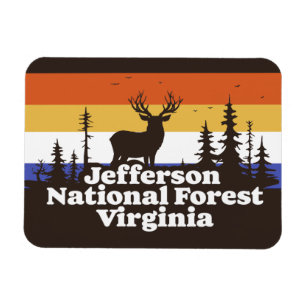 Imán Bosque Nacional Jefferson de Virginia