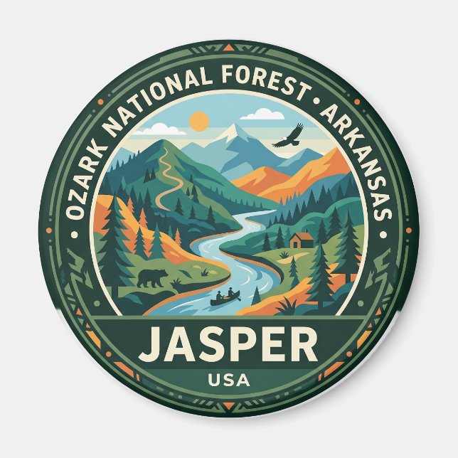 Imán Bosque Nacional Ozark EE. UU. (Frente)