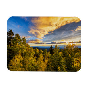 Imán Bosque Nacional Santa Fe al atardecer en otoño