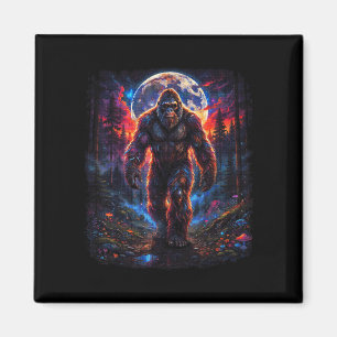 Imán Bosque retro sasquatch bigfoot senderismo naturale