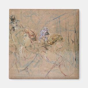 Imán Bosquejo de Enrique de Toulouse-Lautrec el para