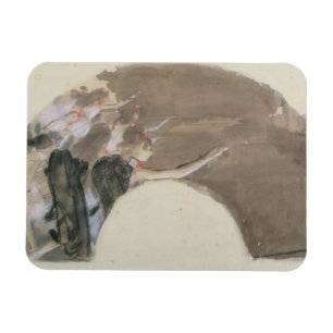 Imán Bosquejo para una fan, c.1879 de Edgar Degas el