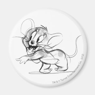 Imán Bosquejo tímido de Jerry