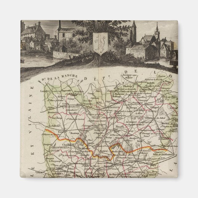 Imán Bosques, límites de distrito (Frente)