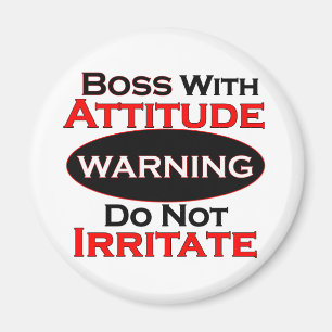 Imán Boss con actitud