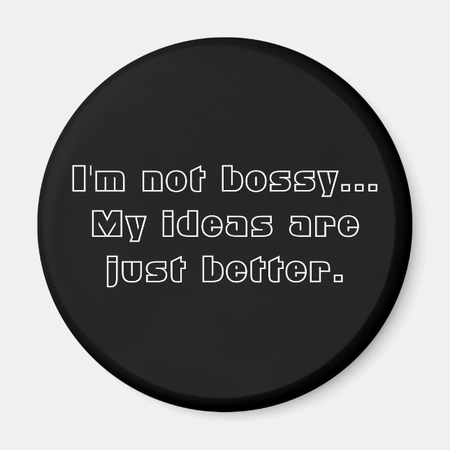 Imán Bossy Magnet (Frente)