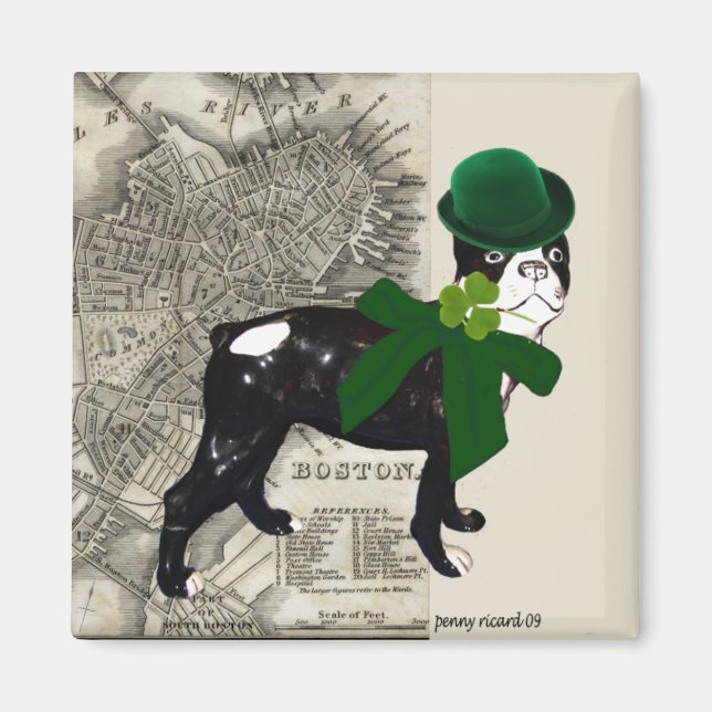 Imán Boston Irish Magnet (Frente)