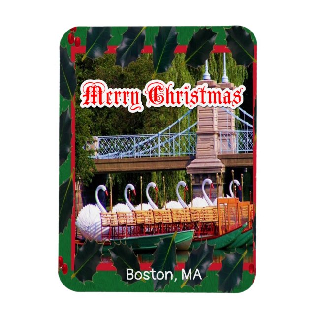 Imán Boston, MAMÁES - Feliz Navidad (Vertical)