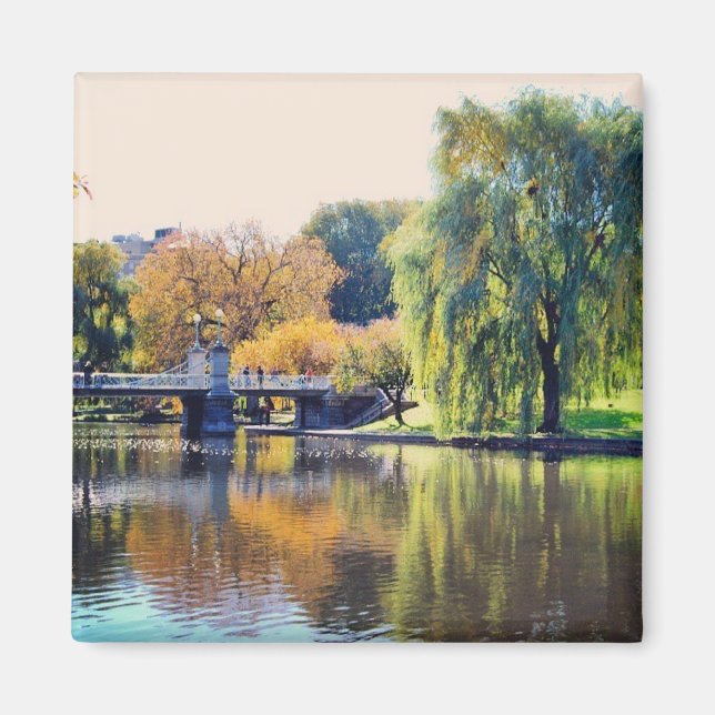 Imán Boston Public Gardens Magnet (Frente)