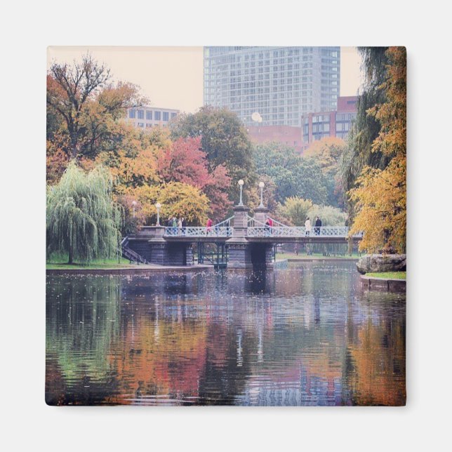Imán Boston Public Gardens Magnet (Frente)