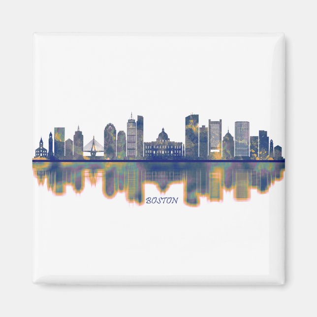 Imán Boston Skyline (Frente)