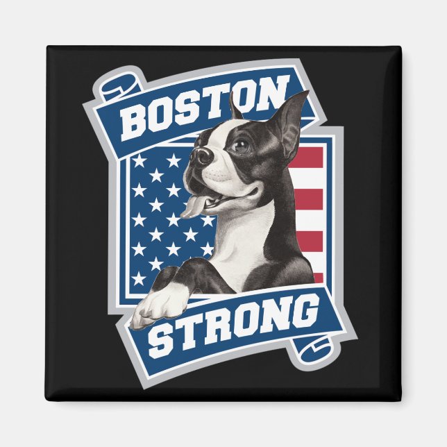 IMÁN BOSTON STRONG TERRIER (Frente)