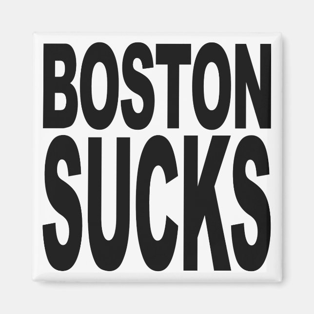 Imán Boston Sucks (Frente)