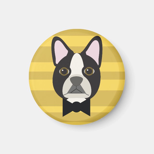 Imán Boston Terrier (Frente)