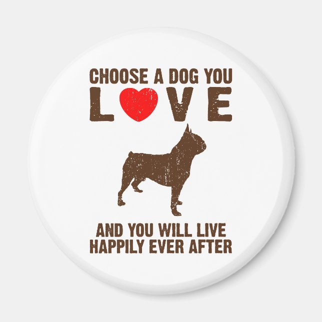 Imán Boston Terrier (Frente)