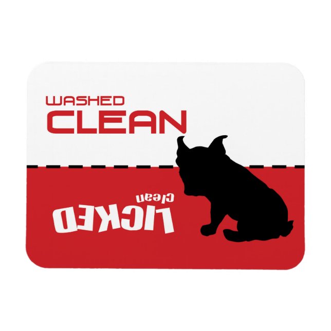 Imán Boston Terrier Bulldog francés Dishlava Magnet (Horizontal)