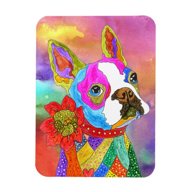 Imán Boston Terrier Magnet 3"x4"
