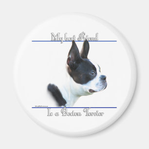 Imán Boston Terrier Mejor Amigo 2 - Magnet