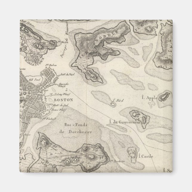 Imán Boston y alrededores (Frente)