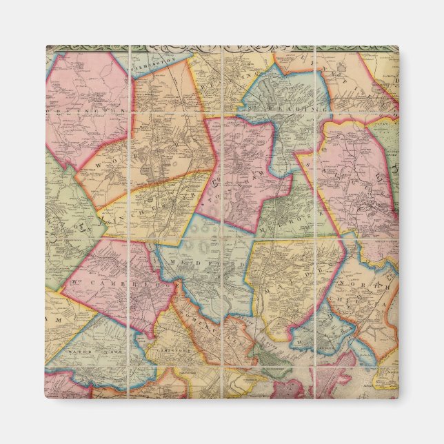 Imán Boston y alrededores (Frente)