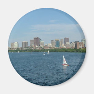 Imán Boston y el río Charles