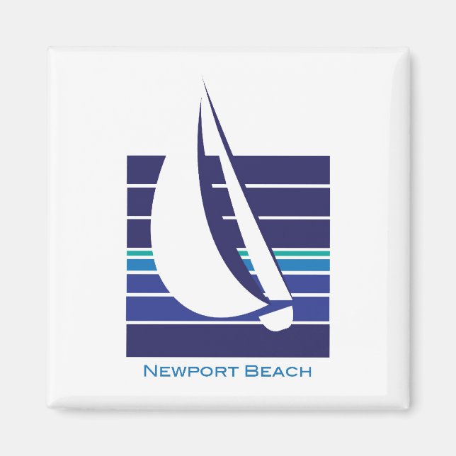 imán Bot Blues Square_Newport Beach (Frente)