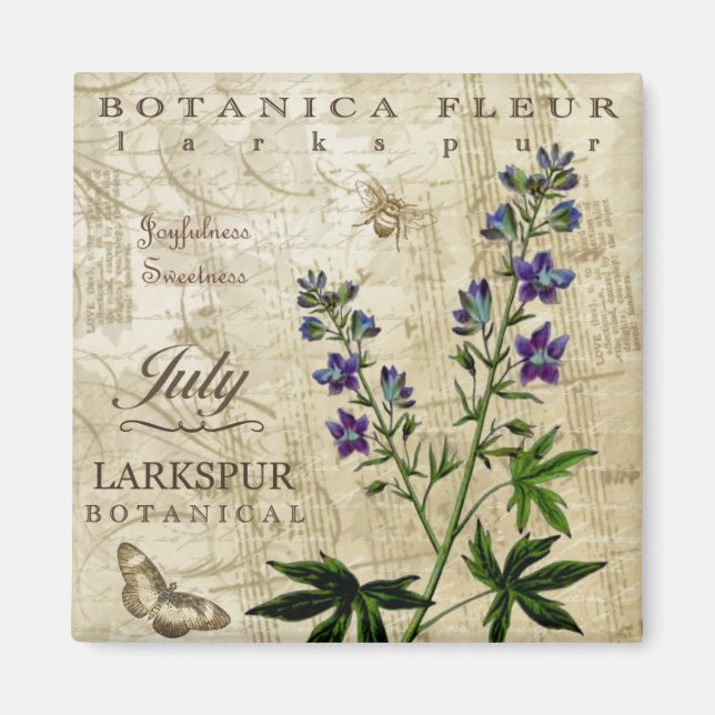 Imán Botanica July Magnet (Frente)