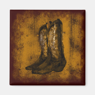 Imán Botas de vaquero occidentales del desgaste del KRW