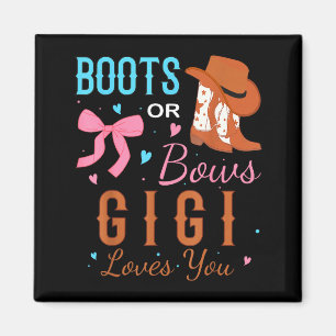 Imán Botas o Lazos Gigi te Ama Fiesta de Revelación de 