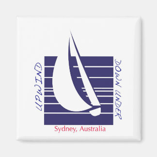 Imán Bote Blue Square_UpDownSydney