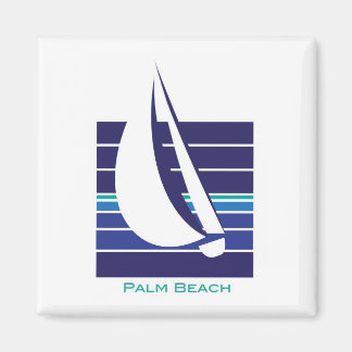 imán Bote Blues Square_Palm Beach
