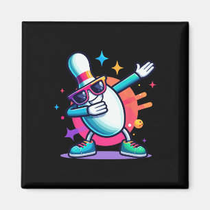 Imán Bote Pin Dabbing Sungles Bowler Jugador Niños