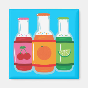 Imán Botellas Pop de Soda