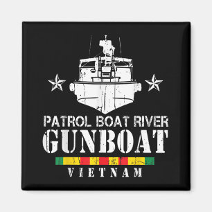 Imán Botes de cañón de barco de patrulla Vietnam Vetera