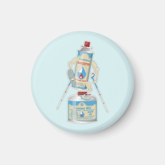 Imán Botes de gas para la cocina del campamento excursi (Frente)