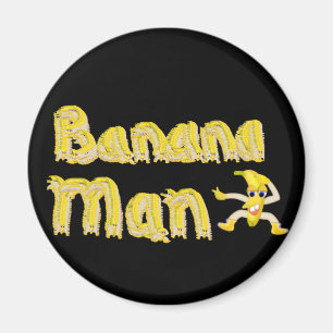 Imán Botón Banana Man