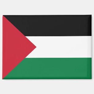 Imán Botón de bandera de Palestina Patriótica para toda
