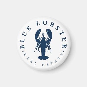 Imán Botón de Blue Lobster Inmobiliaria