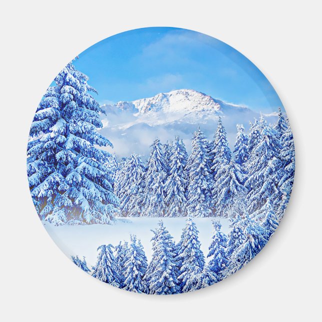 Imán botón de cadena de pico de los altibajos de los Es (Frente)