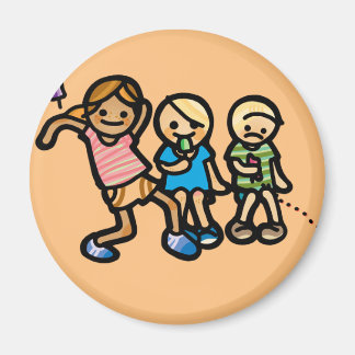 Imán botón de dar vueltas.