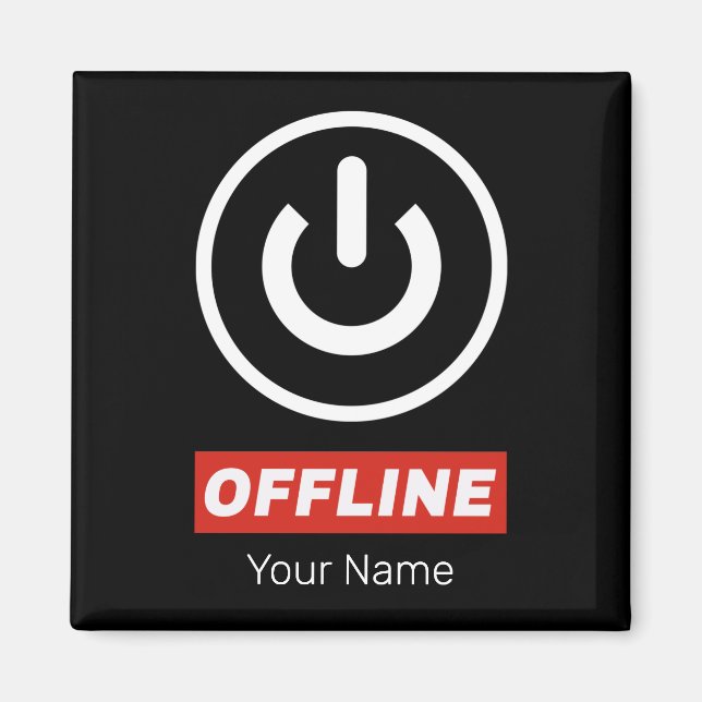 Imán Botón De Encendido Sin Conexión Para Relajar O Apa (Frente)