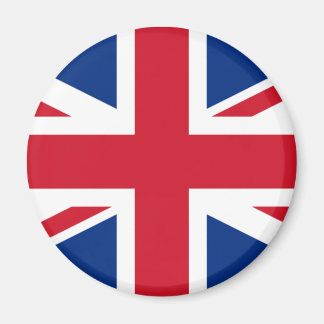 Imán botón de la bandera británica