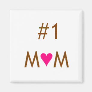 Imán Botón de la MAMÁ #1