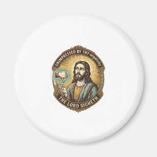 Imán Botón de no me gusta de Jesús Humor de troll odiad